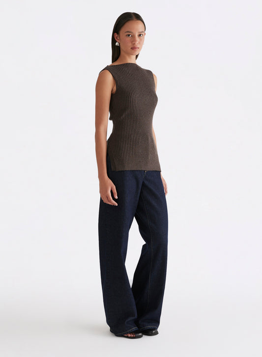 VELMA TOP (CAROB)