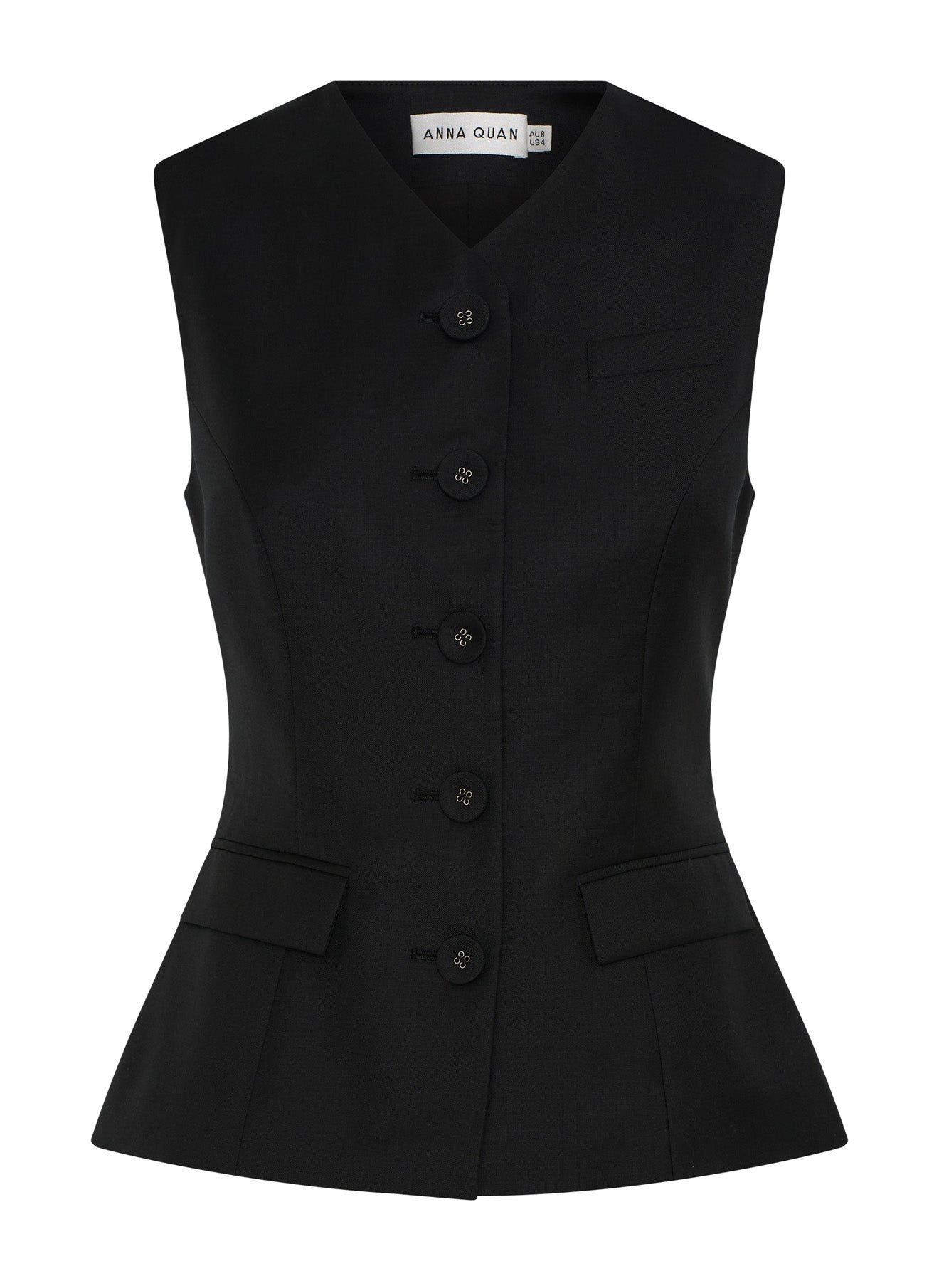 KENDALL TOP (BLACK WOOL)