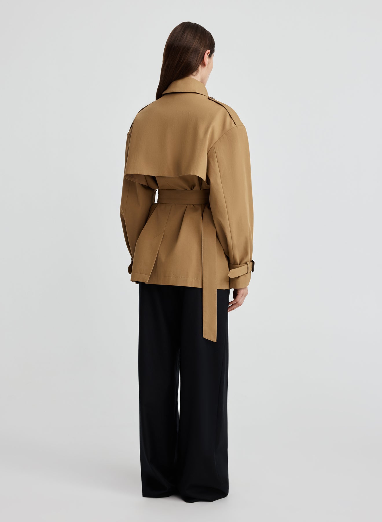FARREN SHORT TRENCH (TAN)