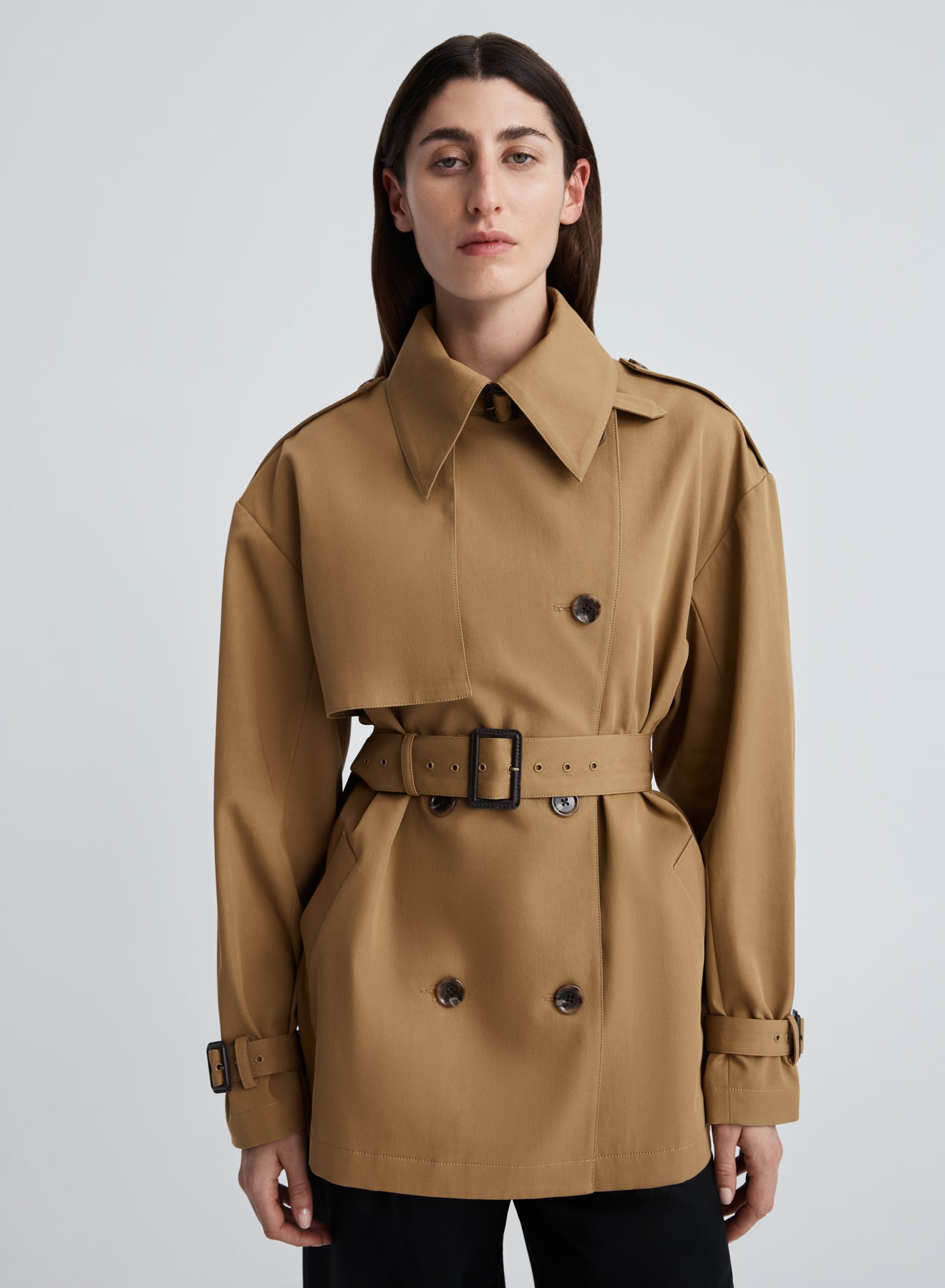 FARREN SHORT TRENCH (TAN)