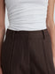 ADAM PANTS (BROWN CHALK STRIPE)