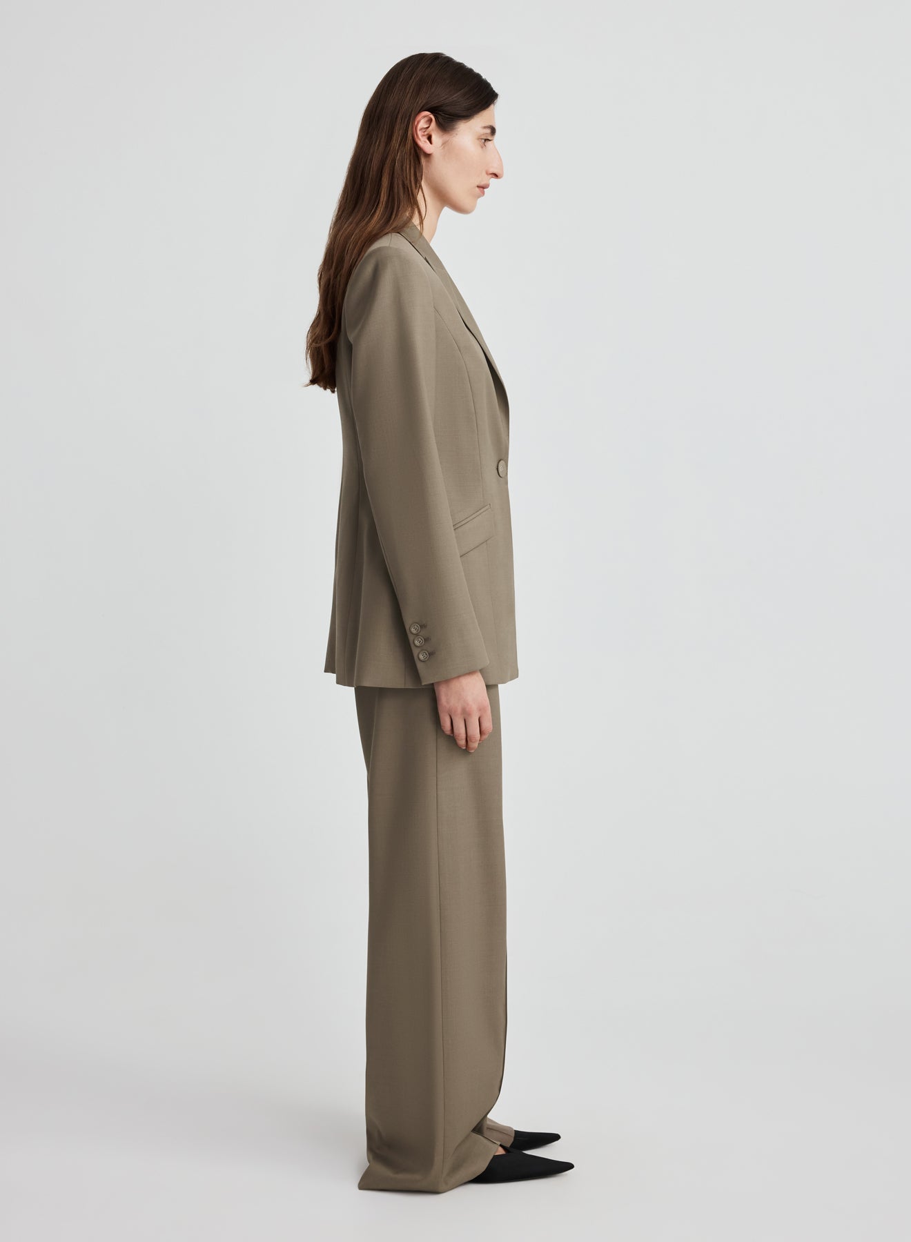 WILLOW BLAZER (TAUPE BROWN)