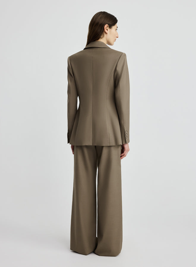 WILLOW BLAZER (TAUPE BROWN)