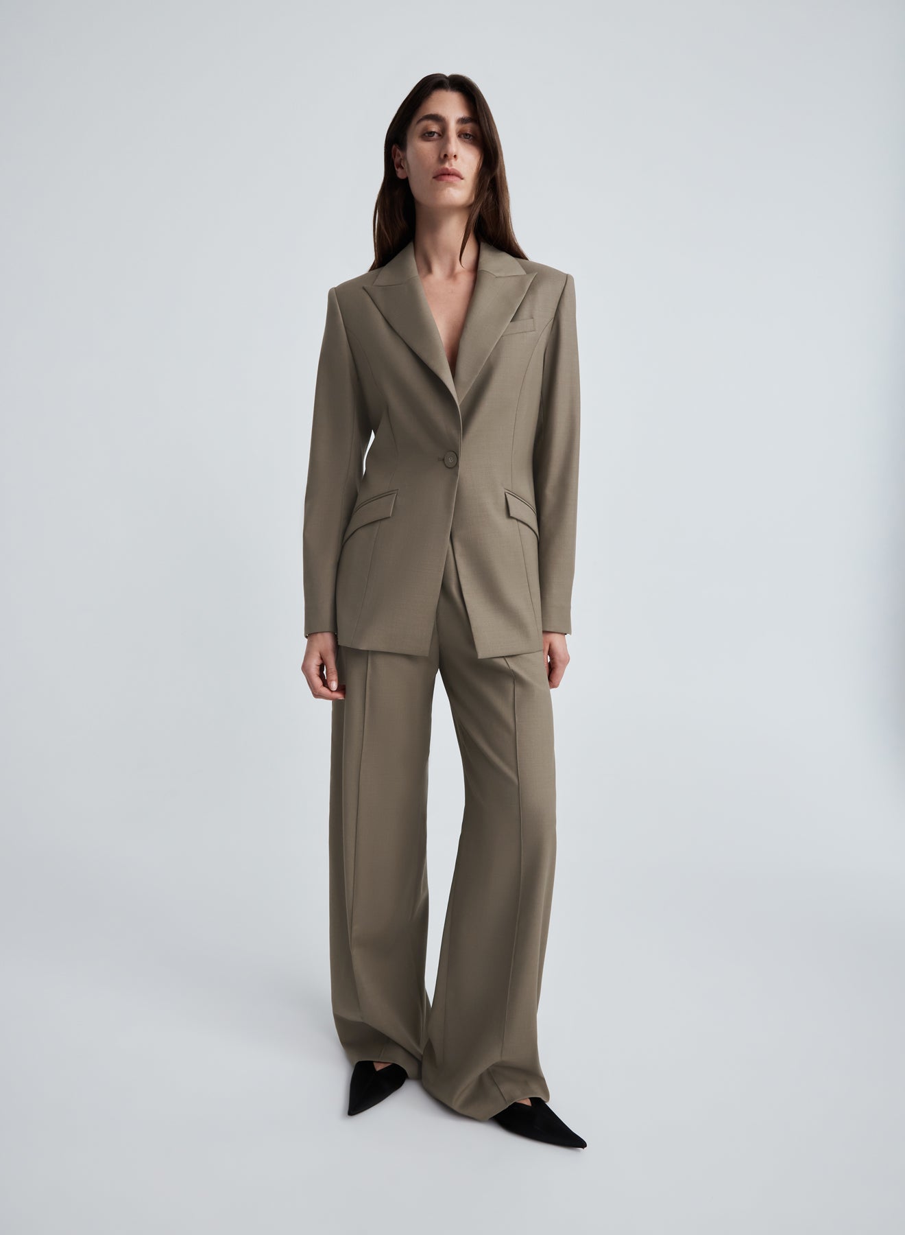 WILLOW BLAZER (TAUPE BROWN)