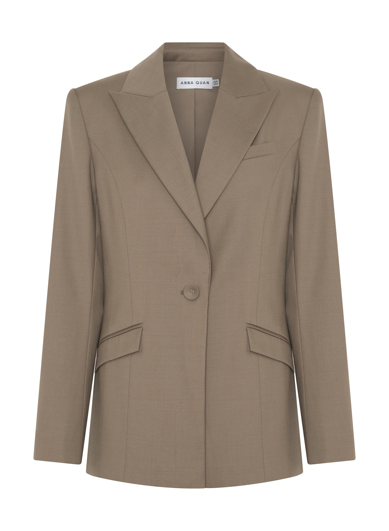 WILLOW BLAZER (TAUPE BROWN)
