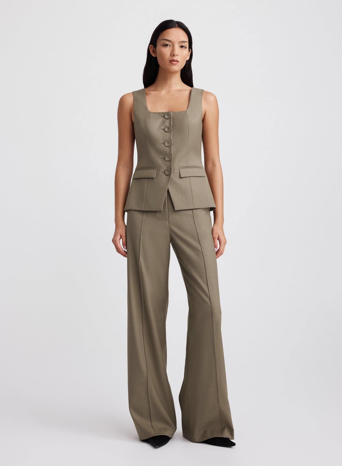 MARISOL TOP (TAUPE BROWN)