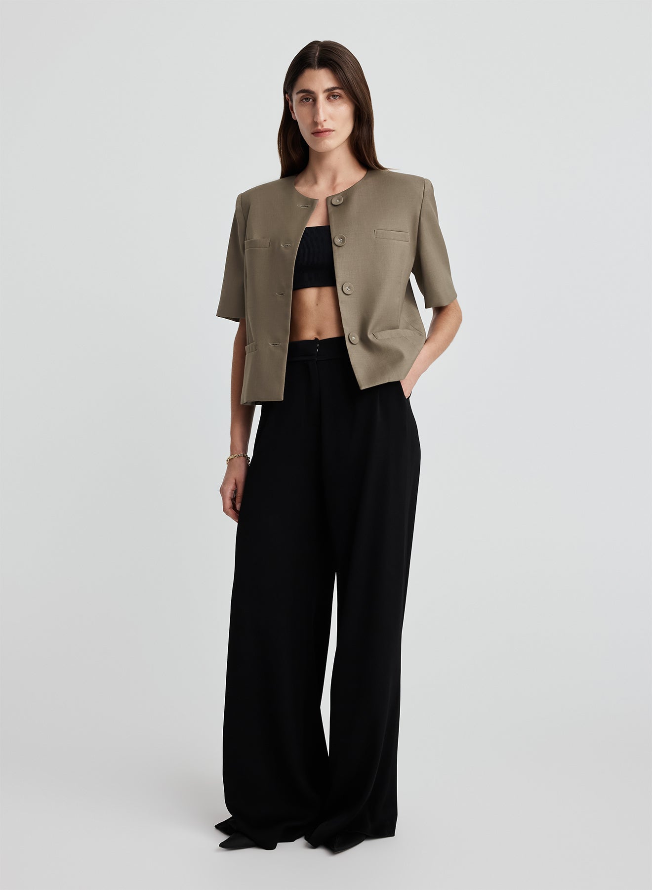 PRIESTLY JACKET (TAUPE BROWN)