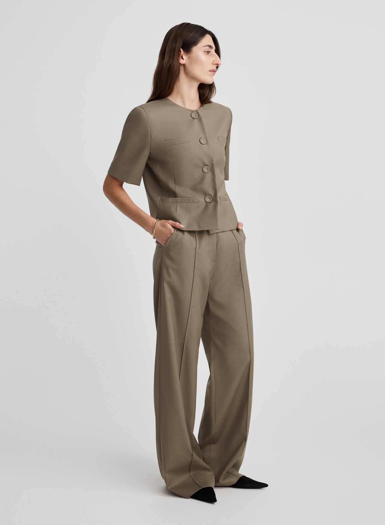 PRIESTLY JACKET (TAUPE BROWN)