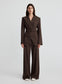 COLIN BLAZER (BROWN CHALK STRIPE)