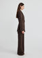 COLIN BLAZER (BROWN CHALK STRIPE)