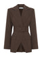 COLIN BLAZER (BROWN CHALK STRIPE)