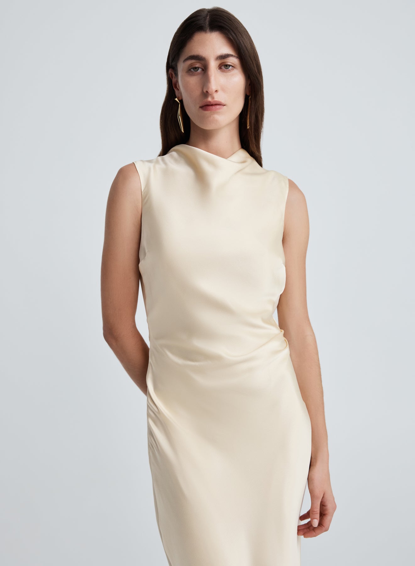 BRIANNA DRESS (BUFF)