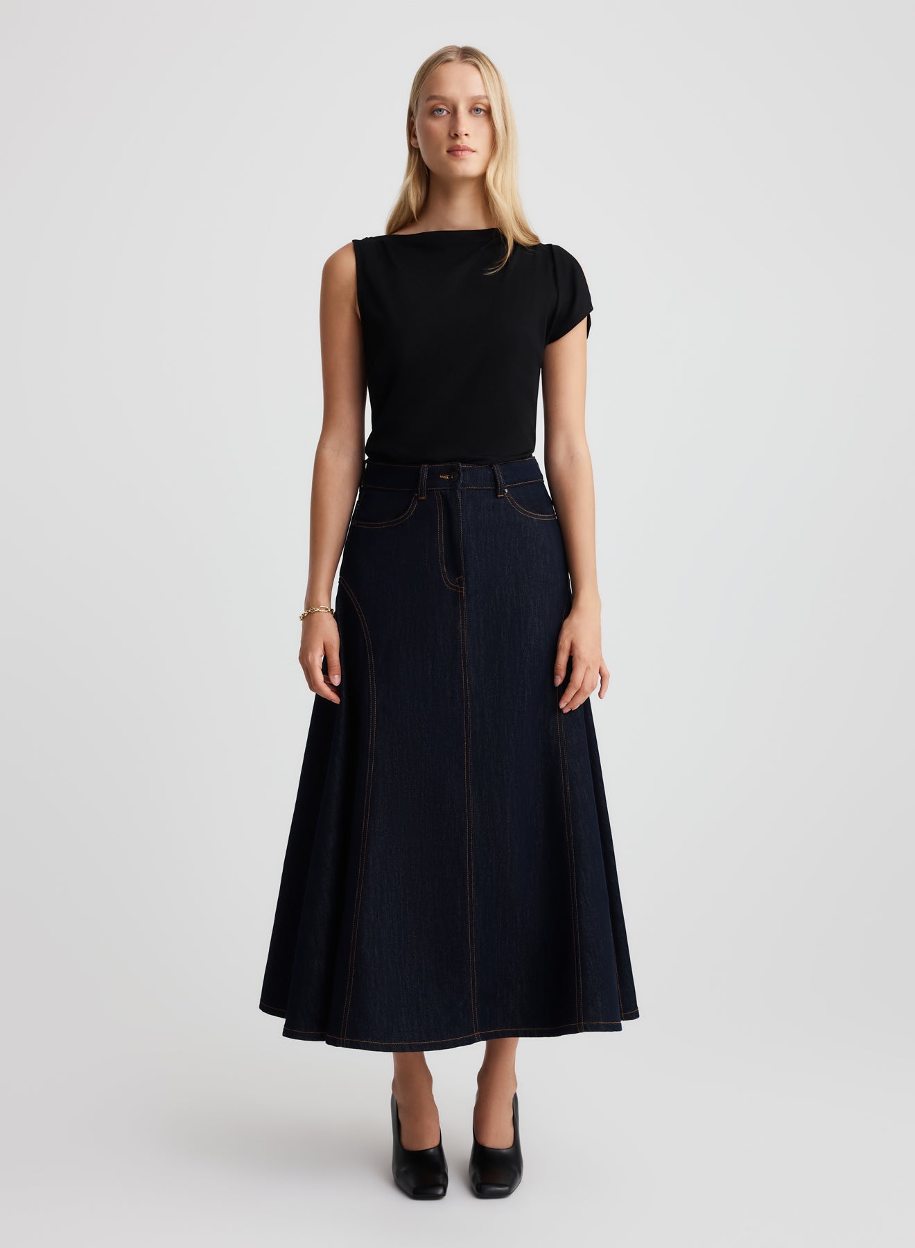 JUDD SKIRT (DARK INDIGO)