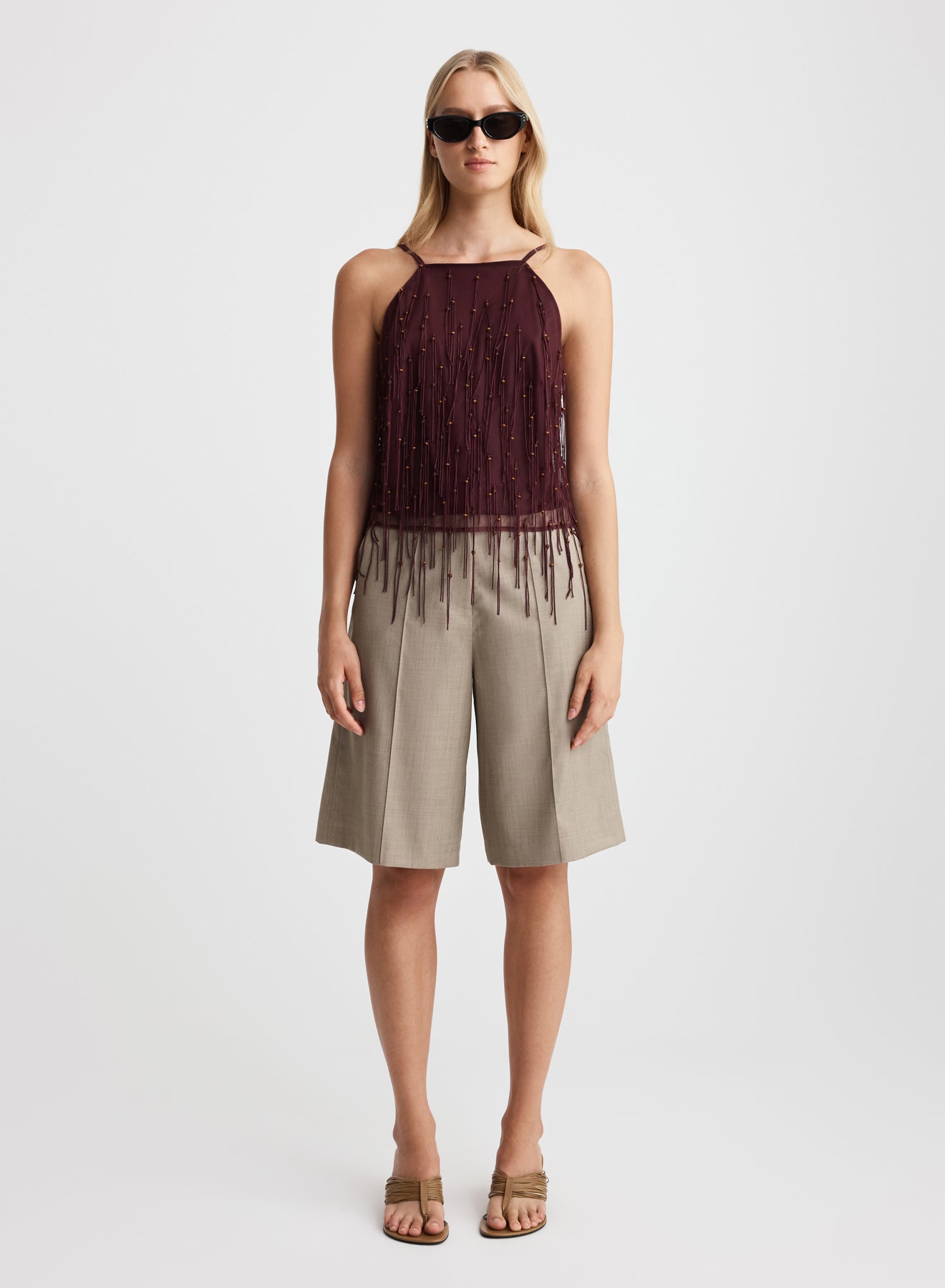 HESSE TOP (BURGUNDY)