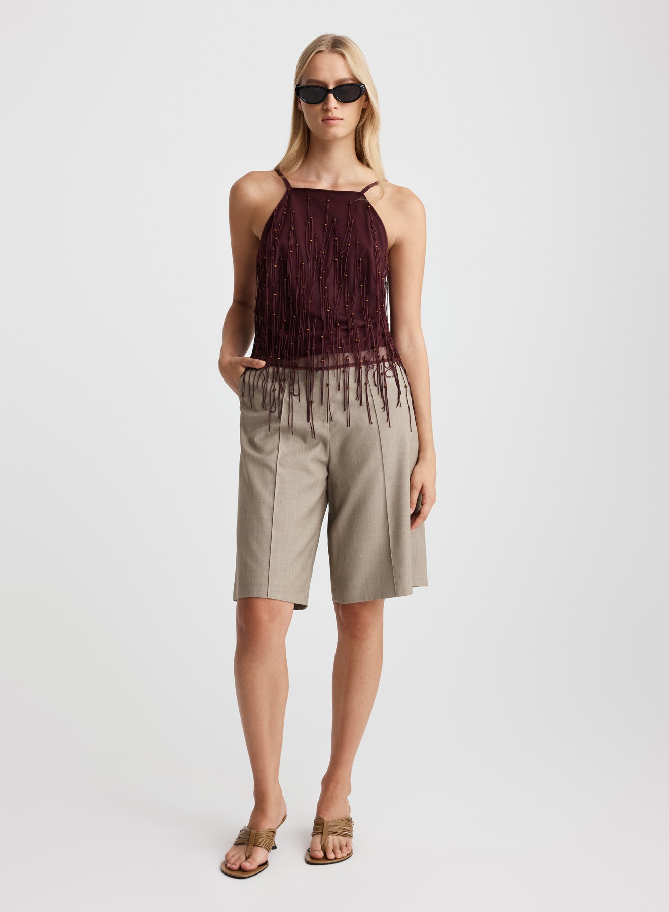 HESSE TOP (BURGUNDY)