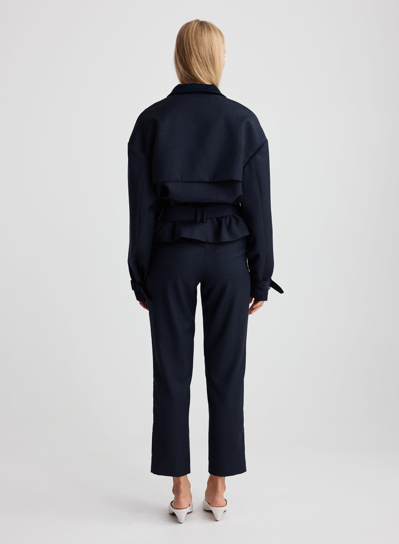 ZAHA BOMBER JACKET (NAVY)