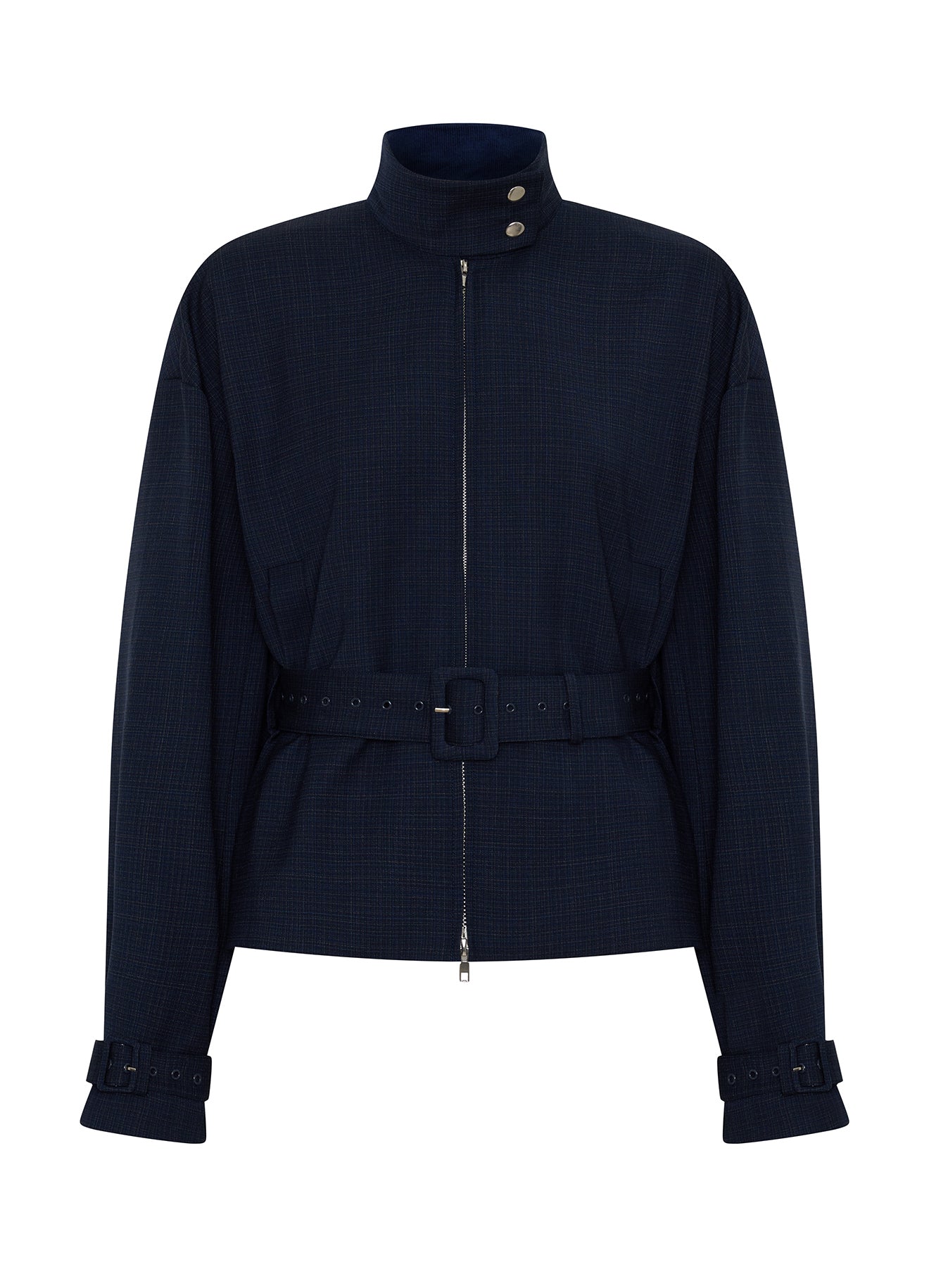 ZAHA BOMBER JACKET (NAVY)