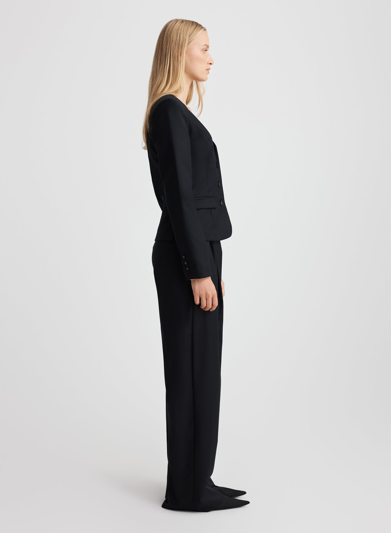 ALVAR JACKET (BLACK WOOL)
