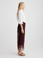 TAWNEY SKIRT (BURGUNDY)