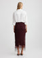 TAWNEY SKIRT (BURGUNDY)