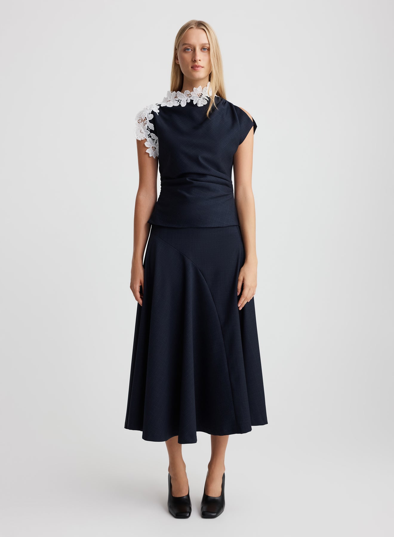 SCARPA SKIRT (NAVY)