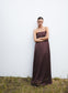 DELFINA DRESS (SHAVED CHOCOLATE)