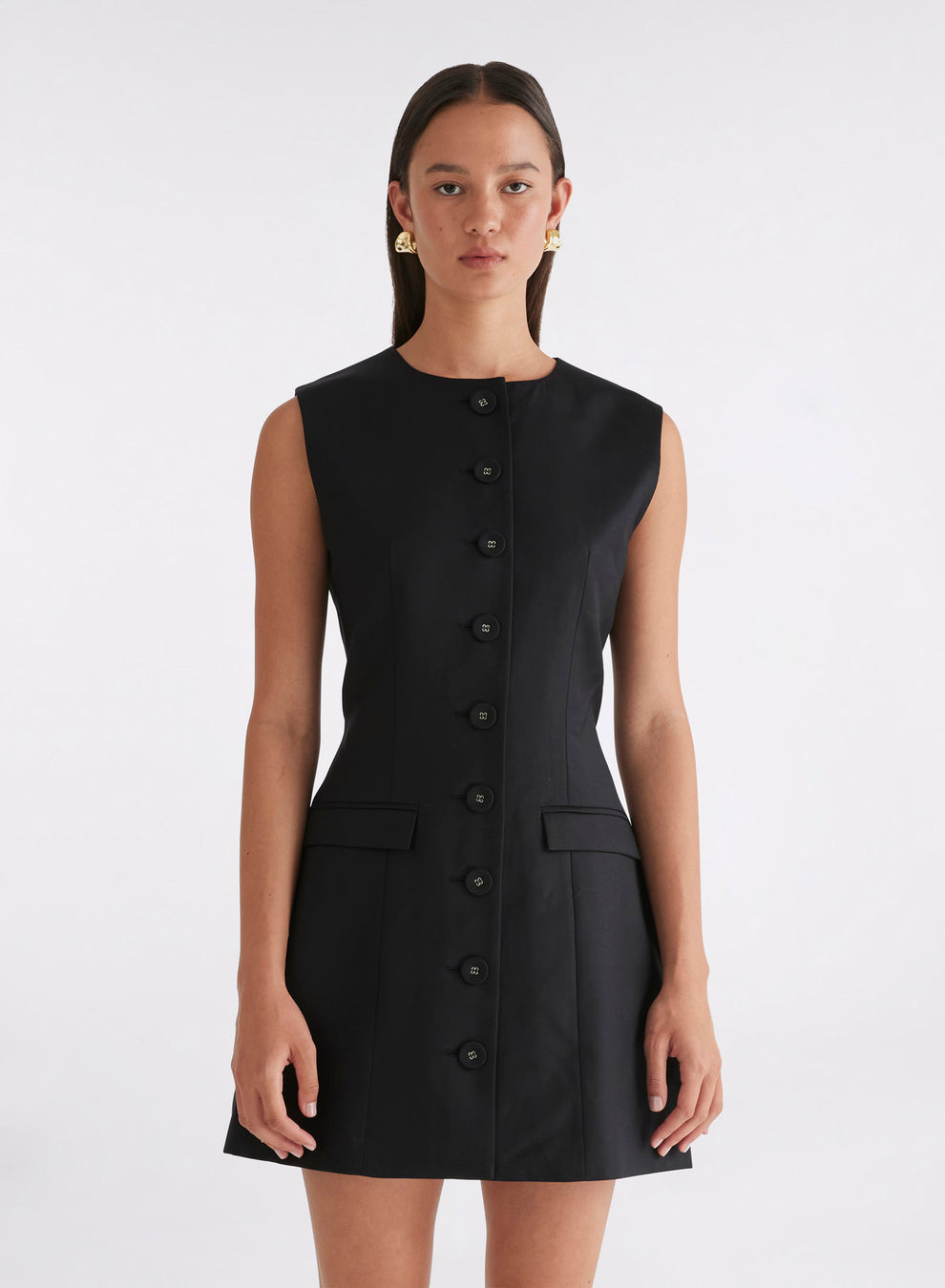 Anna Quan Sofia Dress 100% Wool Brand New Without Tags Size 6
