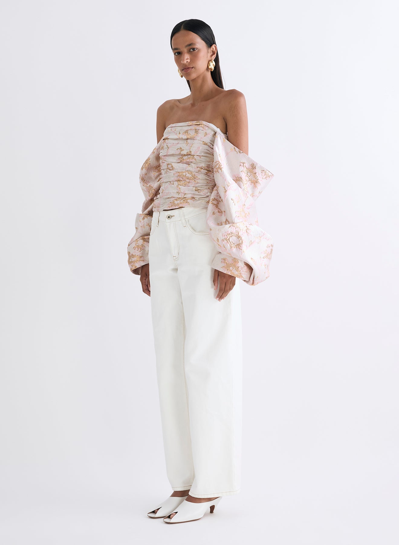 MELISSA TOP (ROSEWATER)
