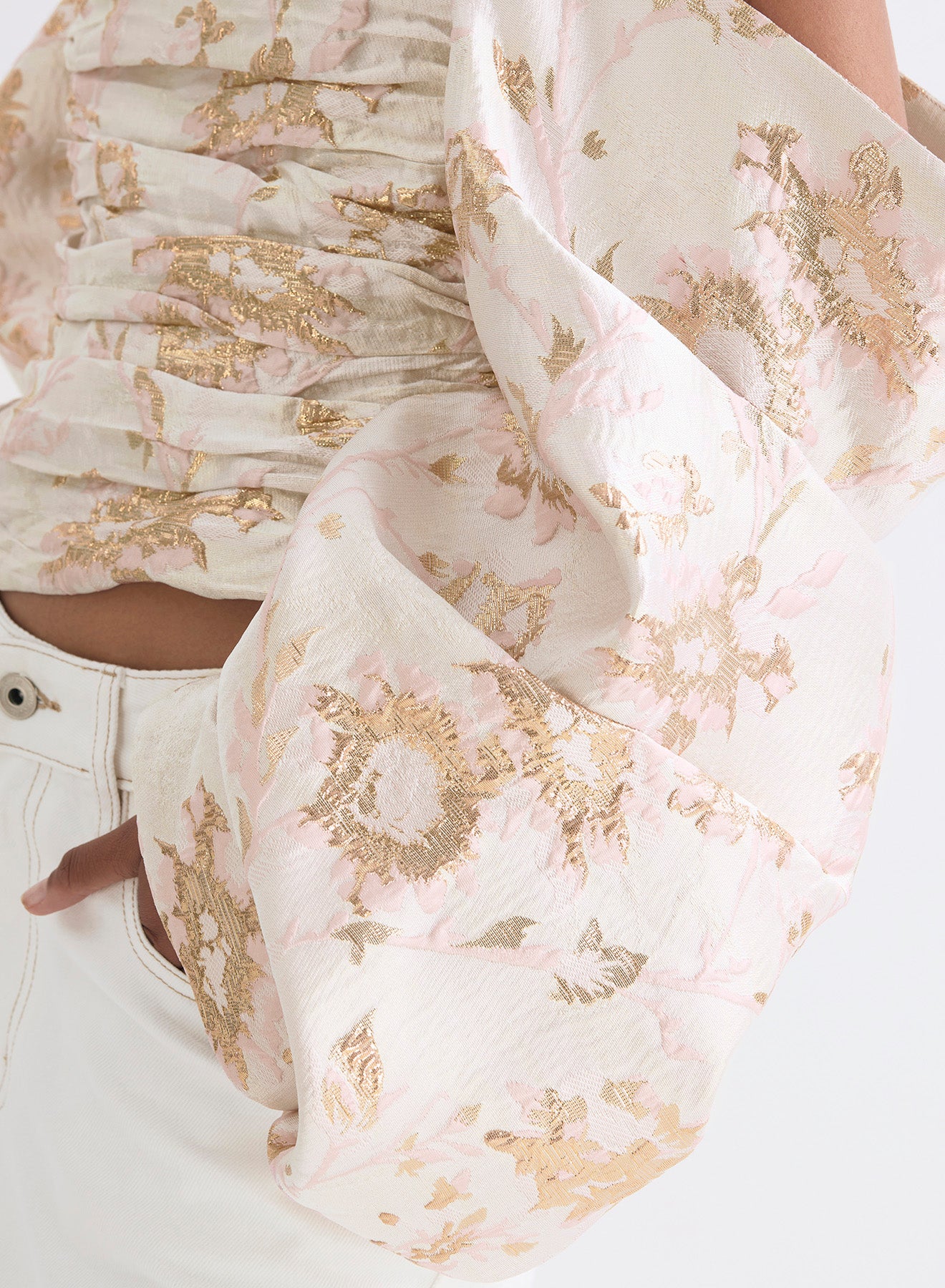 MELISSA TOP (ROSEWATER)