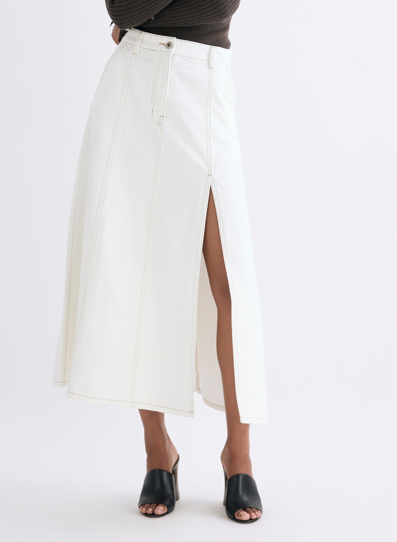DONNA SKIRT (WHITE DENIM)
