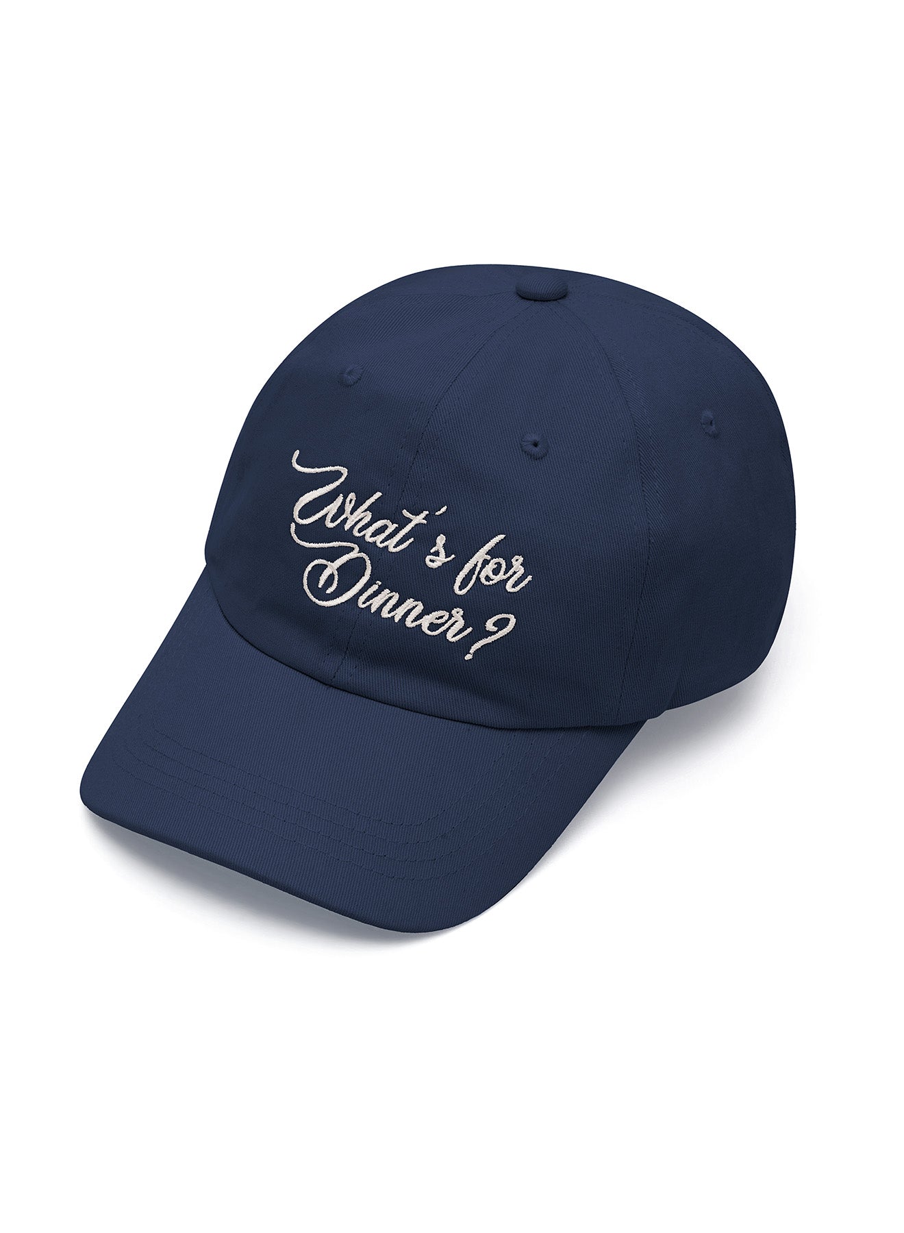 WHAT'S FOR DINNER CAP (NAVY BLUE)