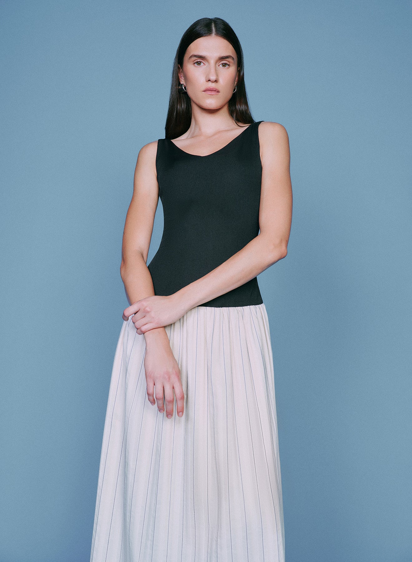 AINSLEY DRESS (MARSEILLES STRIPE)