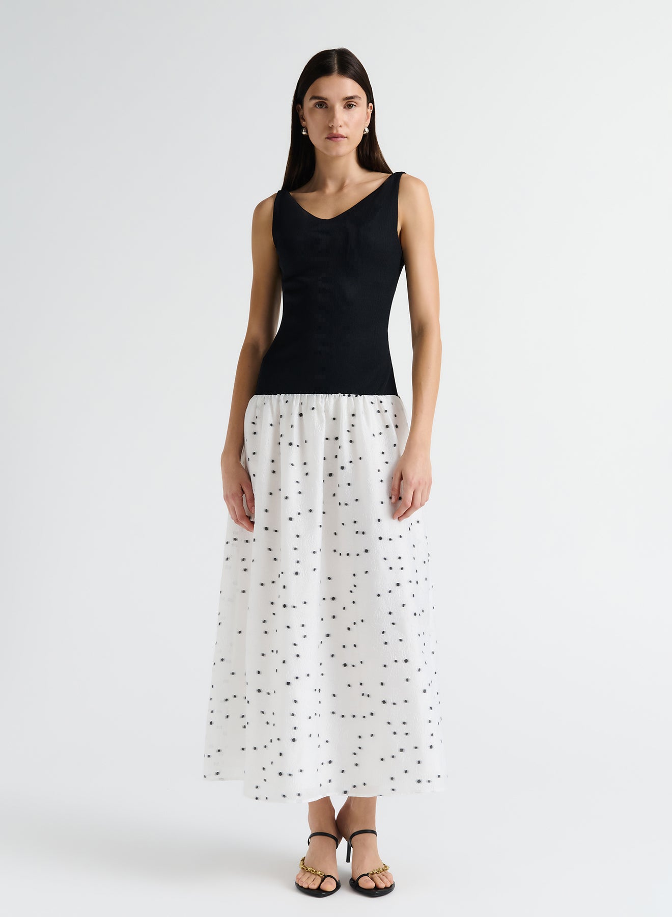 AINSLEY DRESS (VACATION SPOT/EBONY)