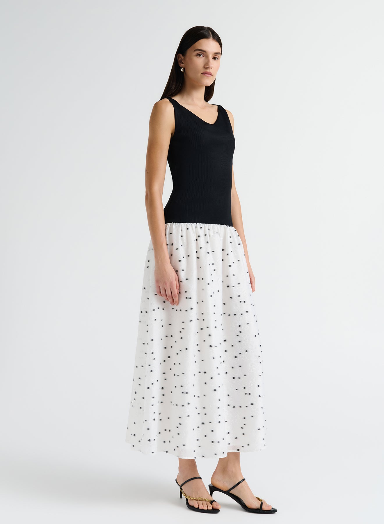 AINSLEY DRESS (VACATION SPOT/EBONY)