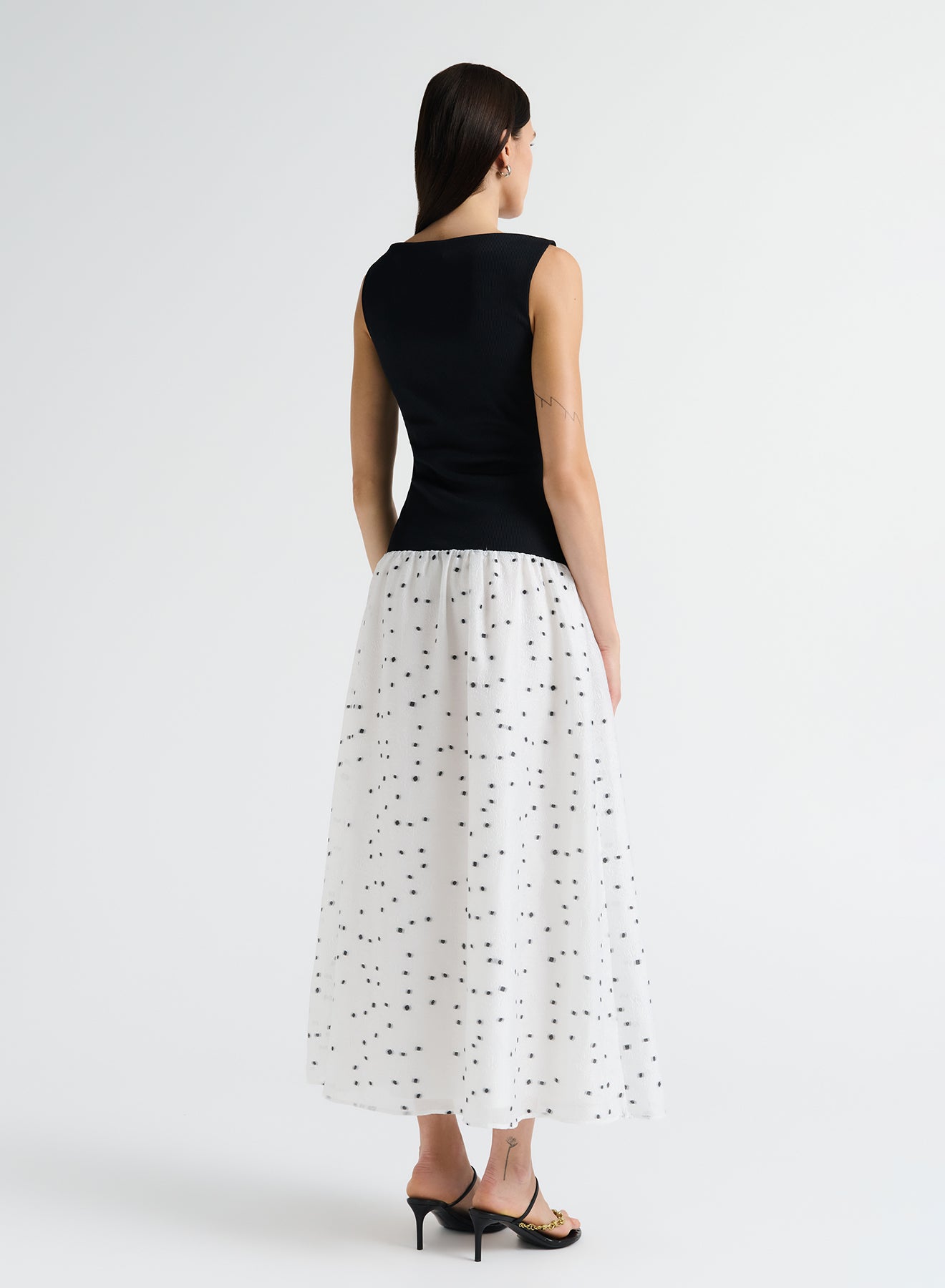 AINSLEY DRESS (VACATION SPOT/EBONY)