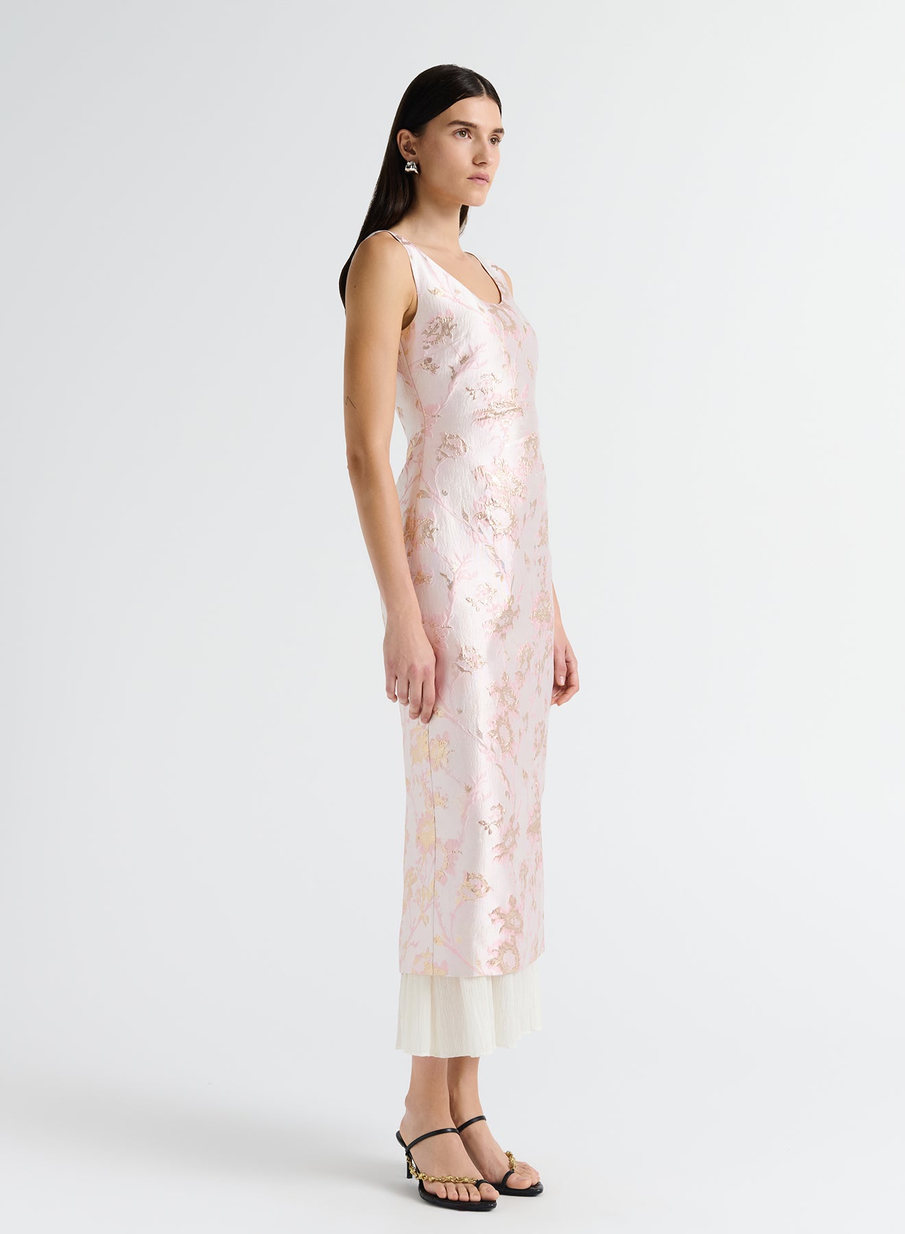 OLIVIA DRESS (ROSEWATER)