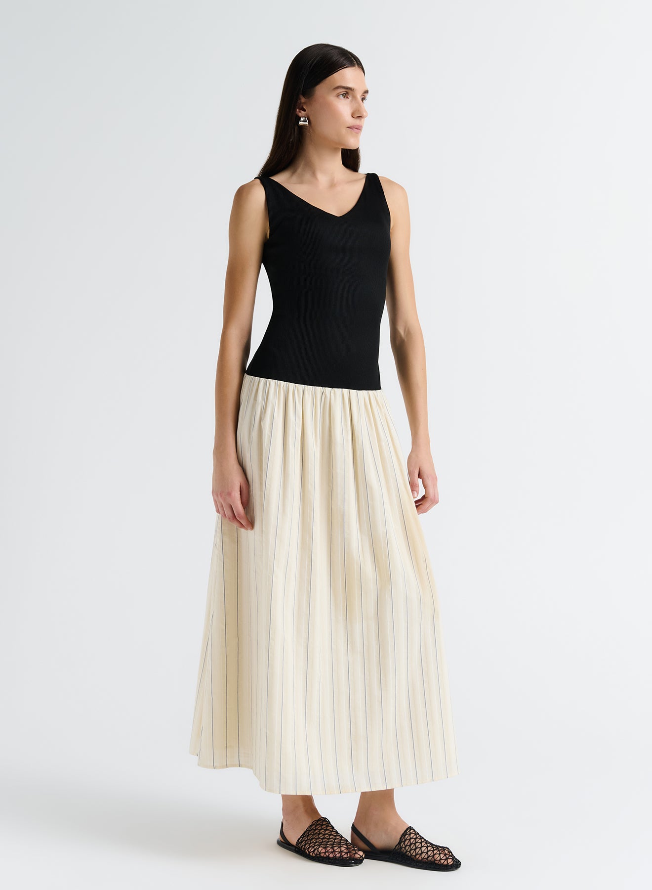 AINSLEY DRESS (MARSEILLES STRIPE)