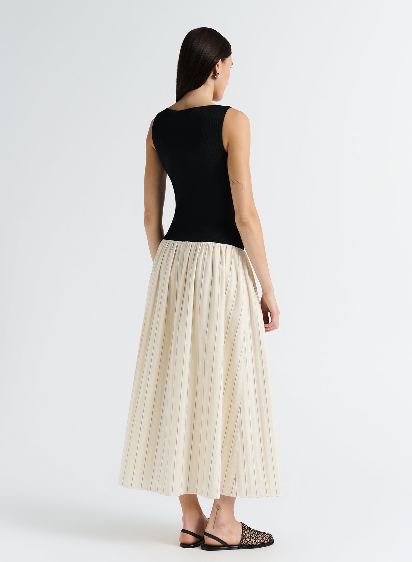 AINSLEY DRESS (MARSEILLES STRIPE)