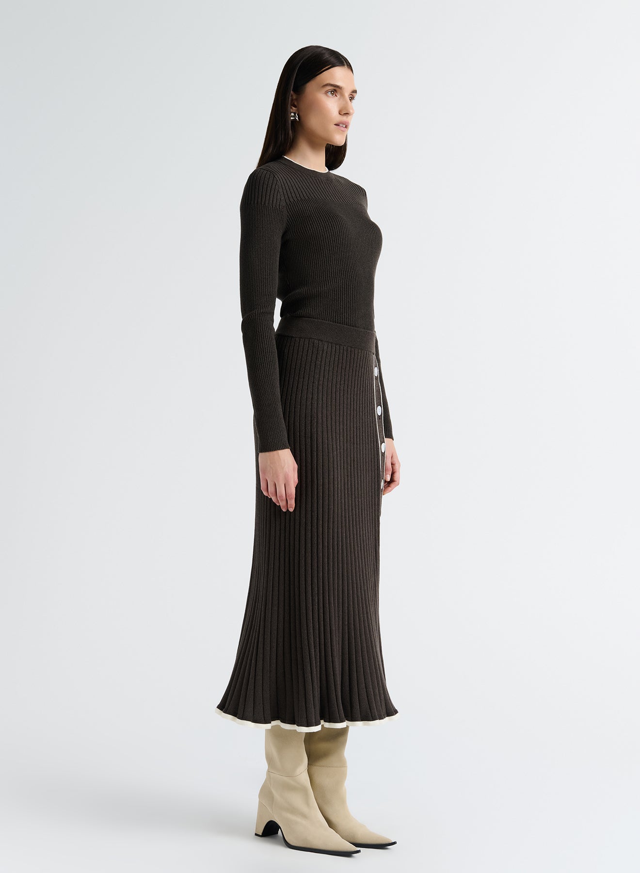 HETTIE SKIRT (CAROB)