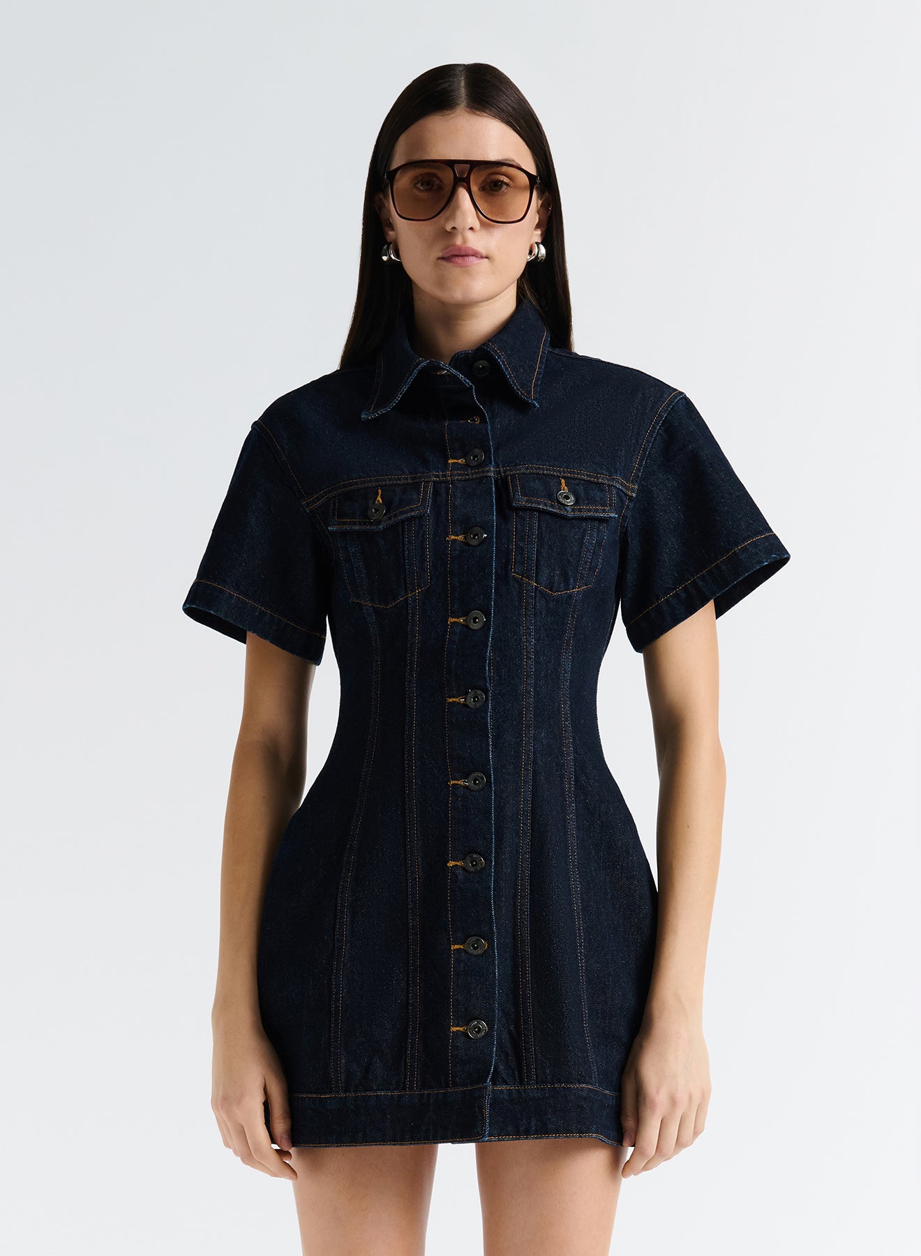 OLLIE DRESS (DARK INDIGO)