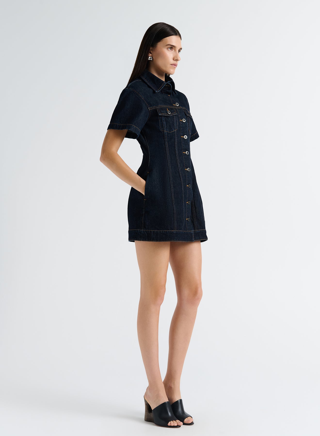 OLLIE DRESS (DARK INDIGO)