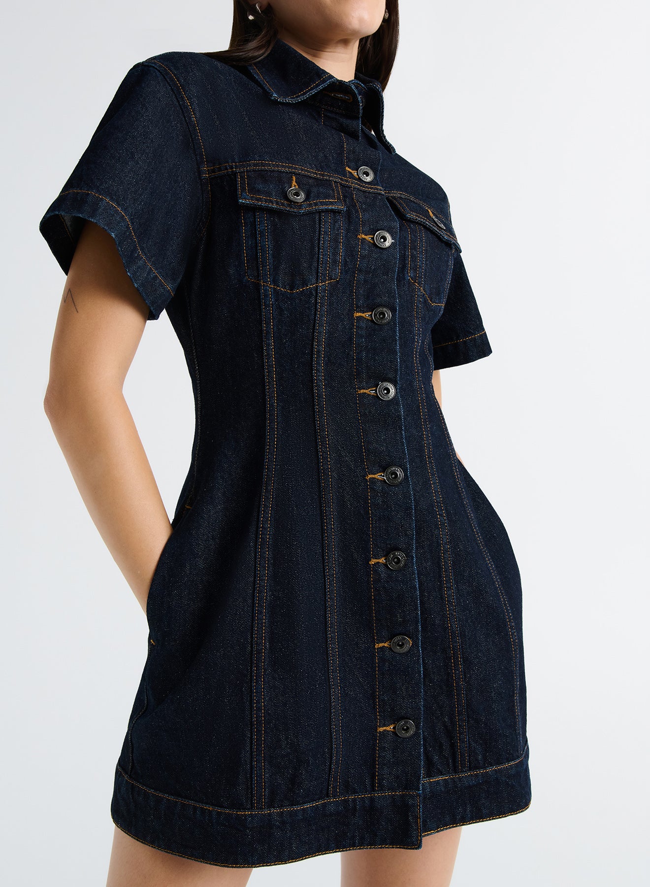 anna quan denim dress Anna Quan Women's Ollie Dress