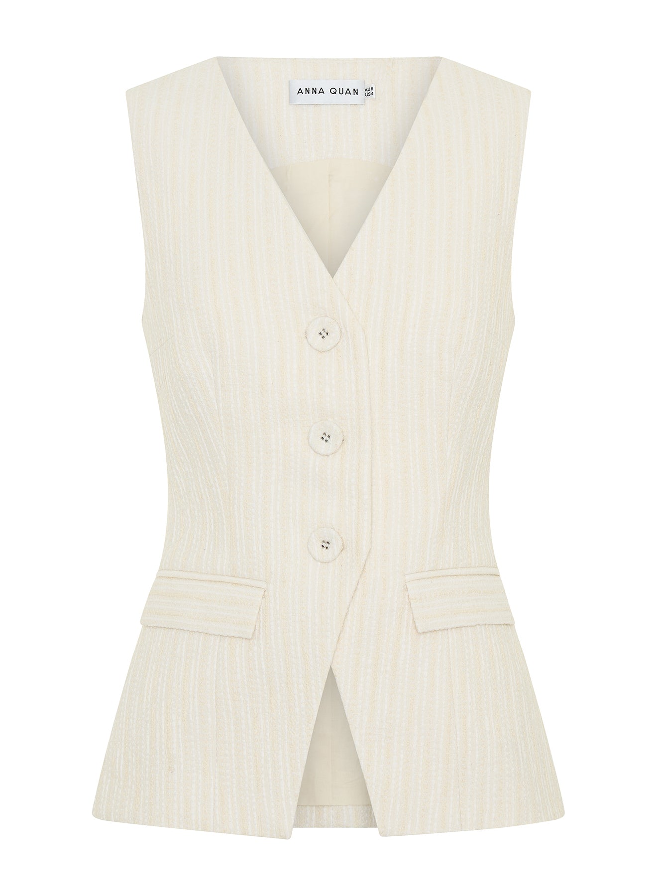 NICOLE VEST (IVORY)