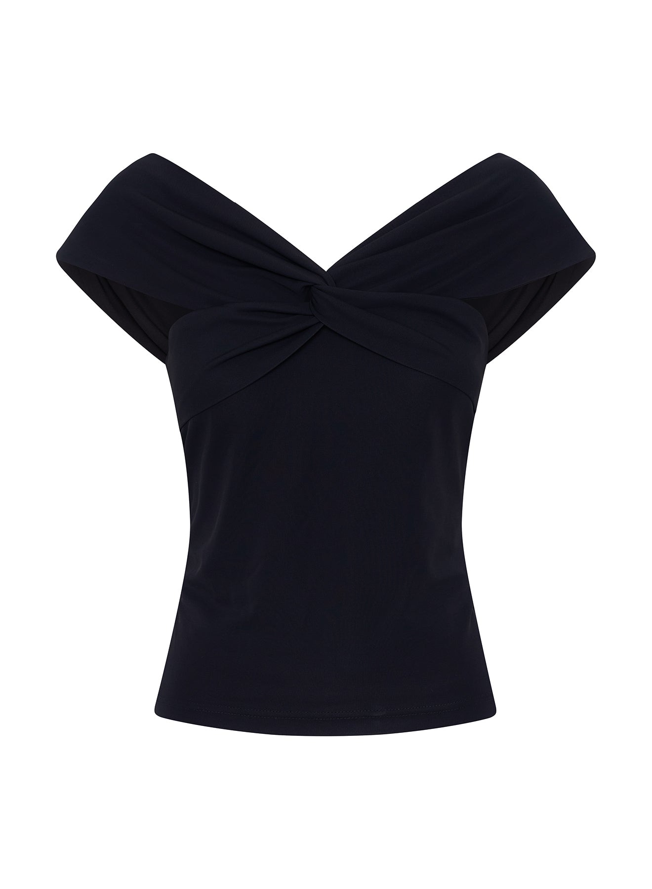 KARLA TOP (BLACK VISCOSE)