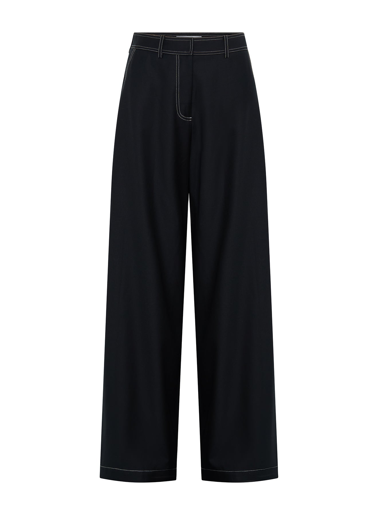 LENNY PANT (BLACK W/ TOPSTICH)