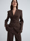 COLIN BLAZER (BROWN CHALK STRIPE)