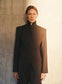 COLIN BLAZER (BROWN CHALK STRIPE)