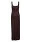 ETTA DRESS (SHAVED CHOCOLATE)