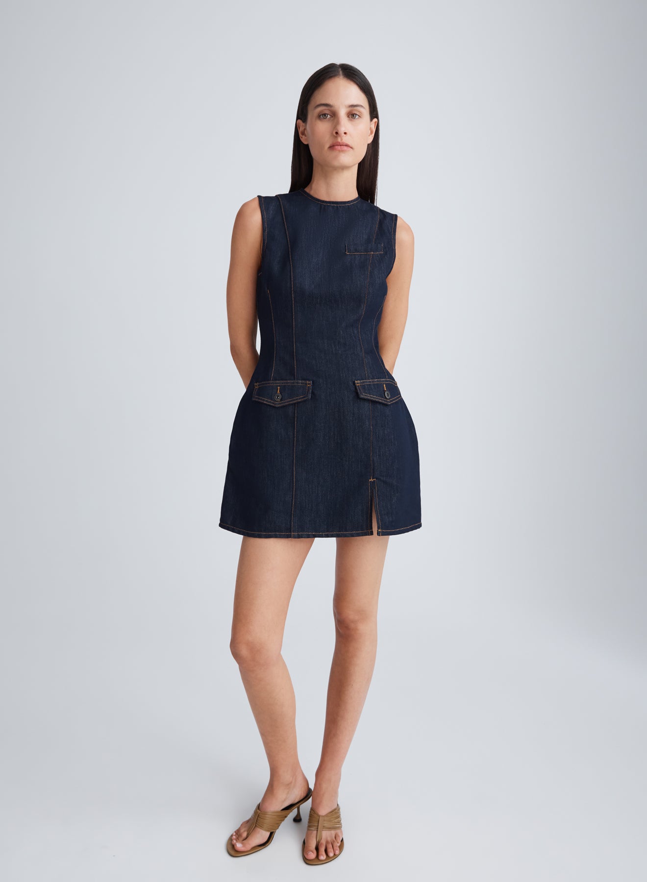 GIADA DRESS (DARK INDIGO)