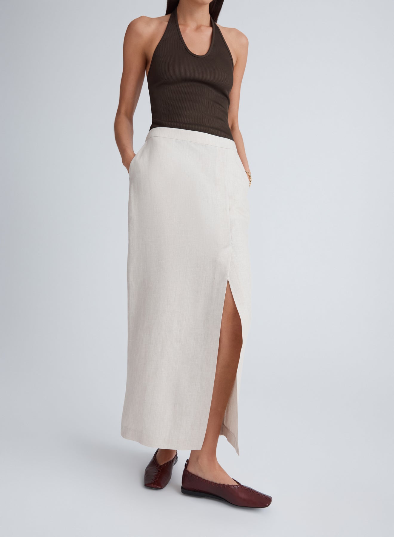INDRA SKIRT (STONE)